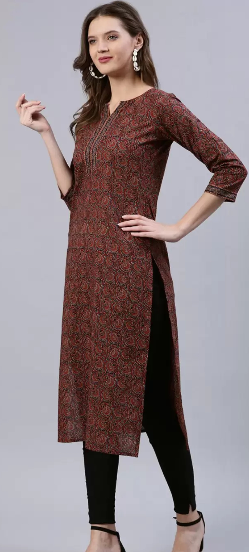 nayo woman maroon
